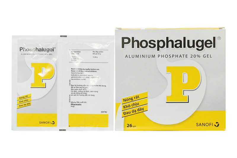 Phosphalugel hay còn gọi là thuốc dạ dày chữ P thuộc nhóm kháng acid