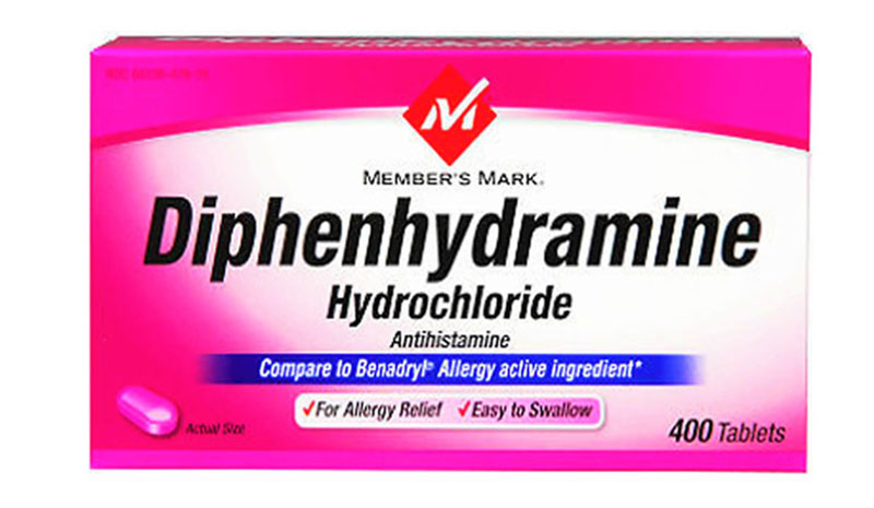 Thuốc trị nổi mề đay Diphenhydramine