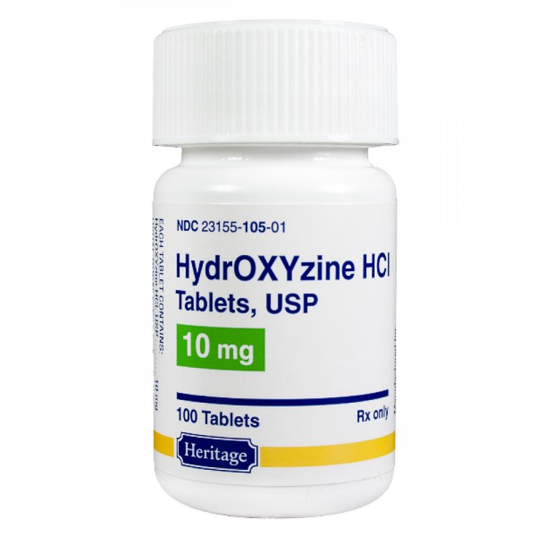 Thuốc trị nổi mề đay Hydroxyzine được nhiều người sử dụng