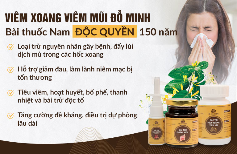 Hiệu quả vượt trội của bài thuốc Viêm xoang Đỗ Minh