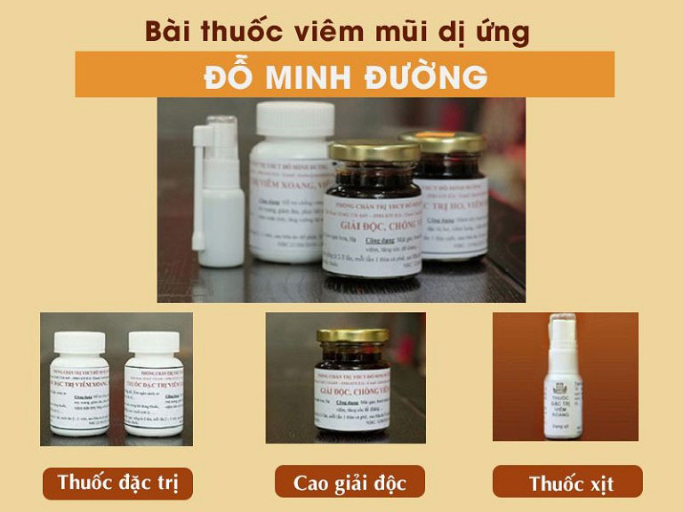 Bài thuốc viêm mũi dị ứng Đỗ Minh Đường