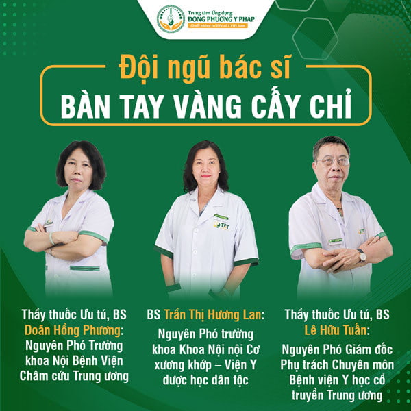 Đội ngũ bác sĩ Đông Phương Y Pháp