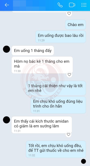 Feedback của người bệnh về hiệu quả của Thanh hầu bổ phế thang