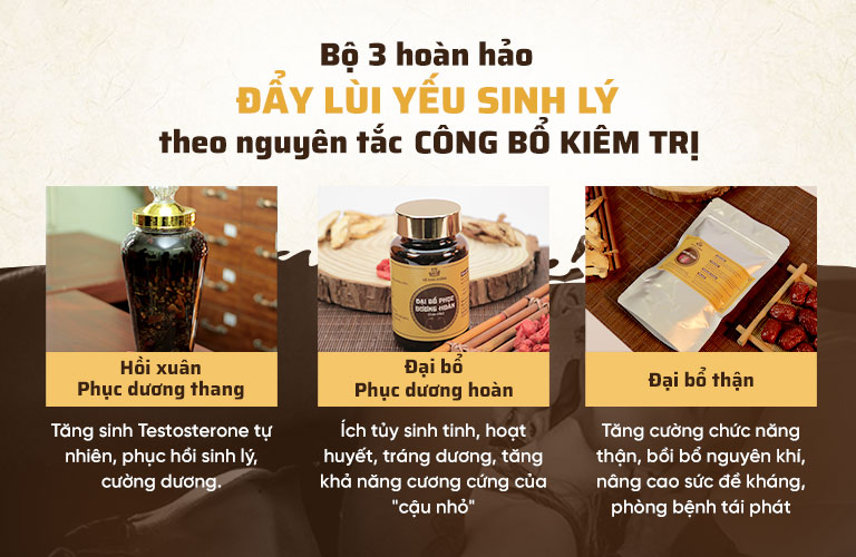 Bài thuốc Sinh lý nam Đỗ Minh