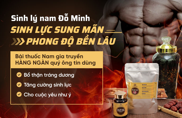 Bài thuốc Sinh lý nam Đỗ Minh