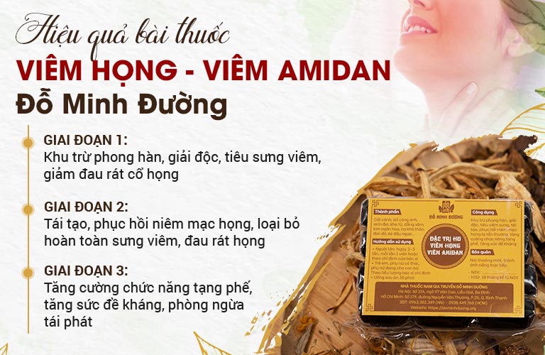 Giai đoạn tác động viêm amidan đỗ minh