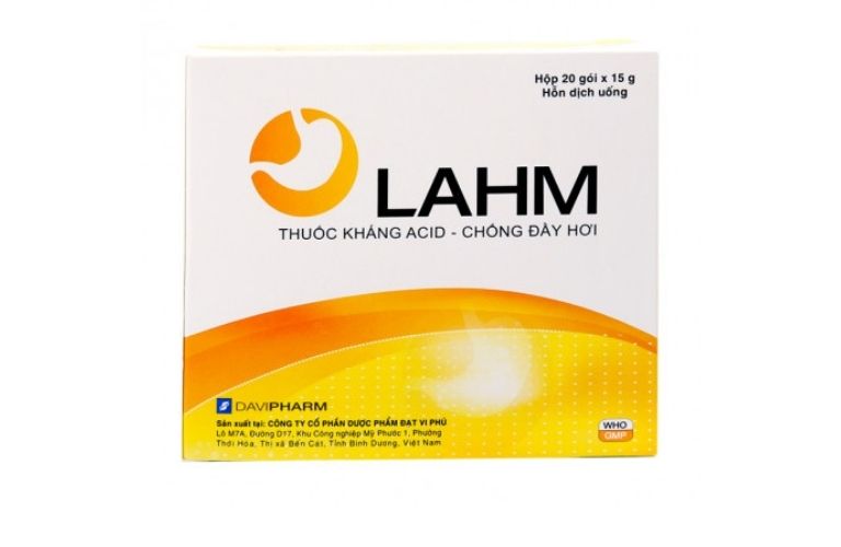 Lahm oral suspension giảm thiểu axit dư thừa trong dạ dày