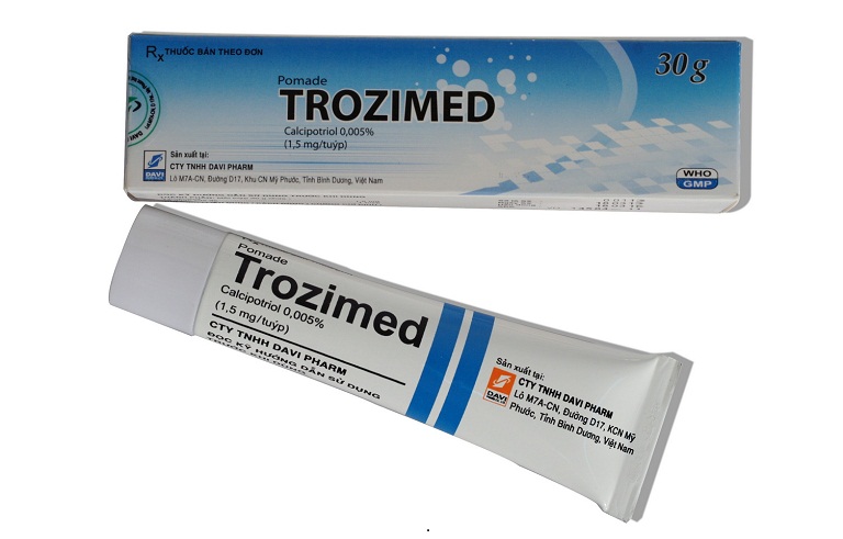 Trozimed là thuốc trị vảy nến được sản xuất bởi công ty TNFF Dược Phẩm Đạt Vi Phú