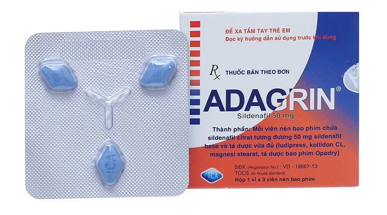 Adagrin là thuốc uống quan hệ lâu ra được nhiều bác sĩ kê đơn